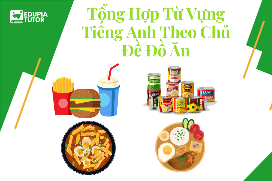 Tổng Hợp Từ Vựng Tiếng Anh Theo Chủ Đề Đồ Ăn